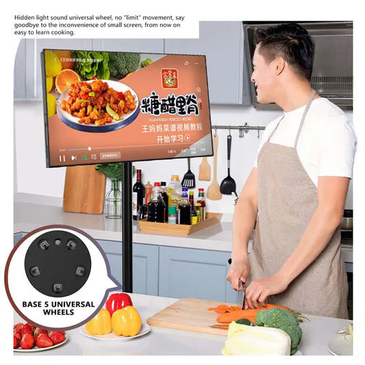 Fitness Room 24Inch IPTV Smart Display Android Touch Screen TV Mobile Monitor Rechargeable Streaming Live YouTube Panel Portable